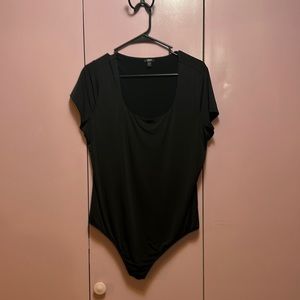 Express black body contour bodysuit.